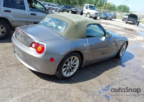 2004 BMW Z4 2.5I from USA, damaged, VIN 4USBT33544LS52714